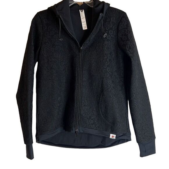 VIMMIA Black Lace Athleisure Jacket Sz.XS - Picture 1 of 5